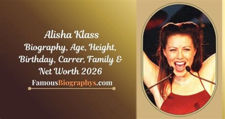 Fame | Alisha Klass net worth and salary income estimation Jan, 2024