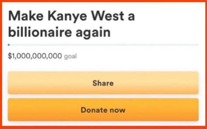 Fan opens GoFundMe page for Kanye West