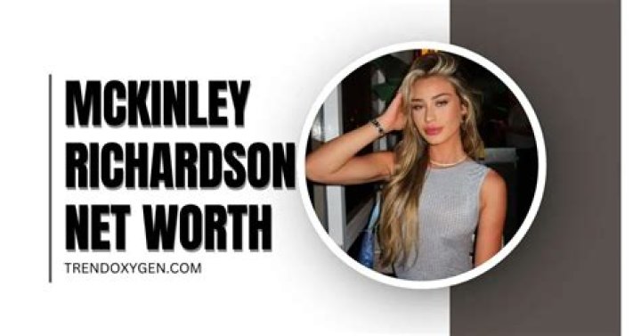 Mckinley Richardson Net Worth: How Rich Is She? Wiki And Earnings Details