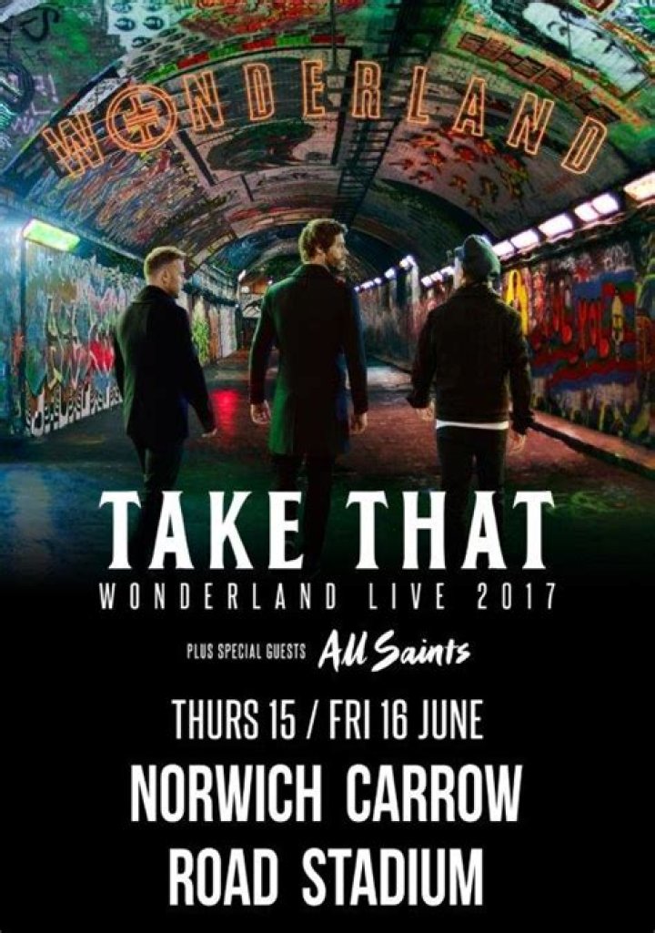 Take That announce Wonderland Live 2017 tour