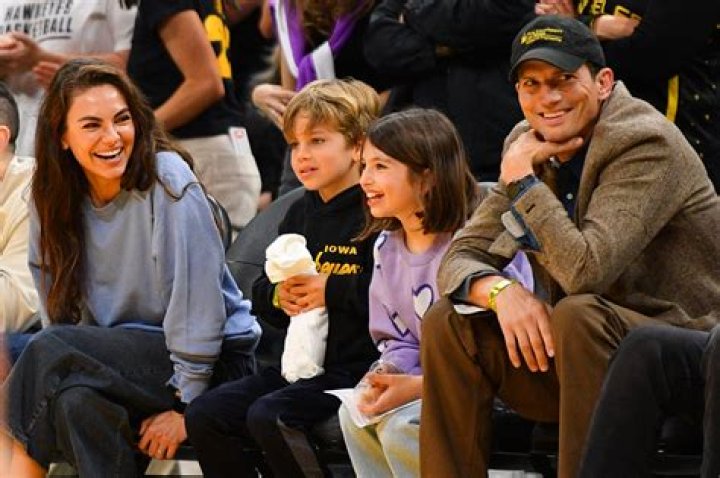 Watch: Ashton Kutcher honors family during emotional speech