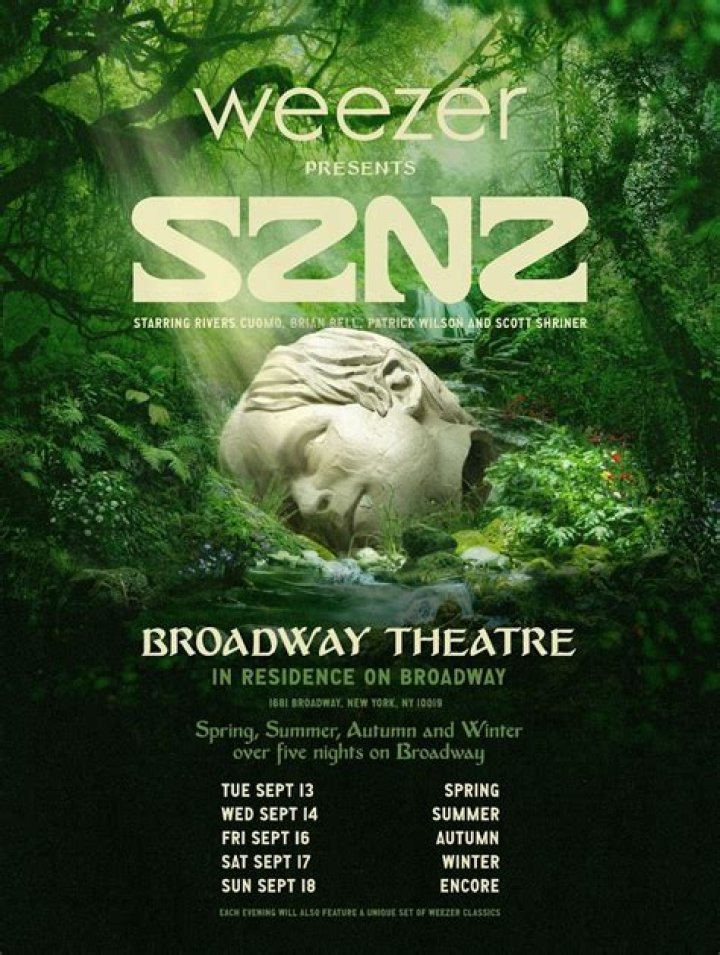 Weezer Announce New EP Series 'SZNZ'