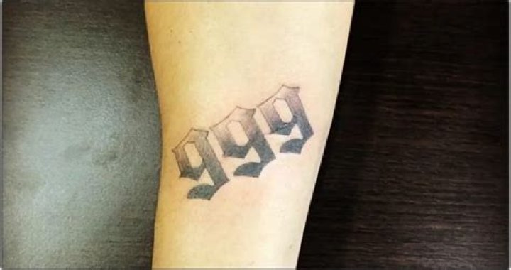 What Does The 999 Tattoo mean - All You Need To Know